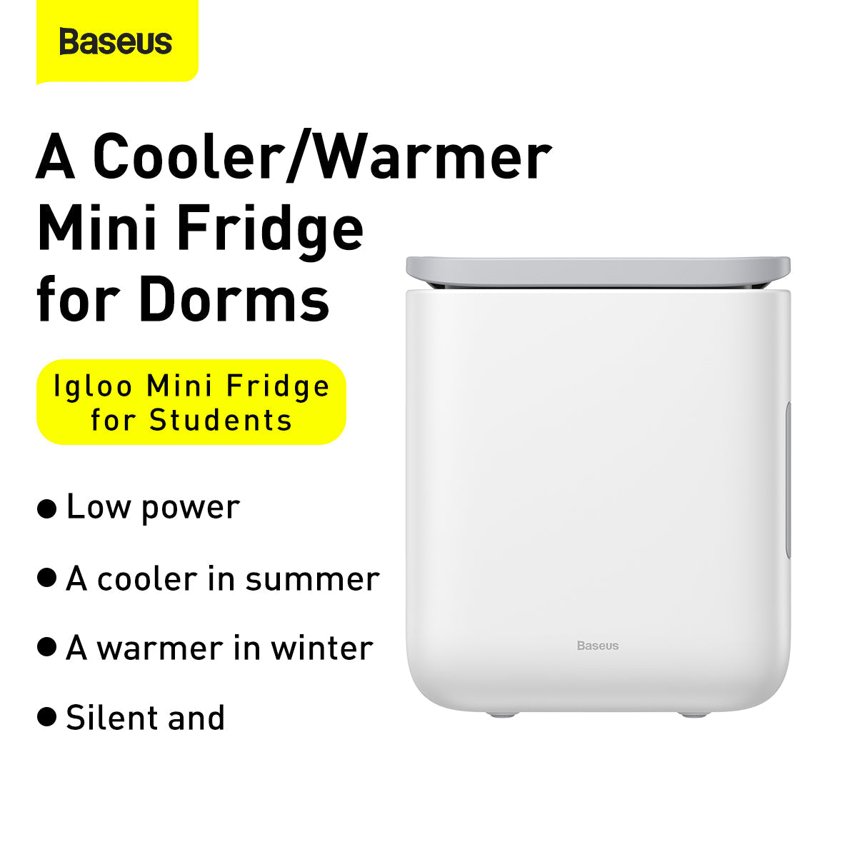 Baseus Igloo Mini Fridge | 6L Cooler and Warmer 220V CN