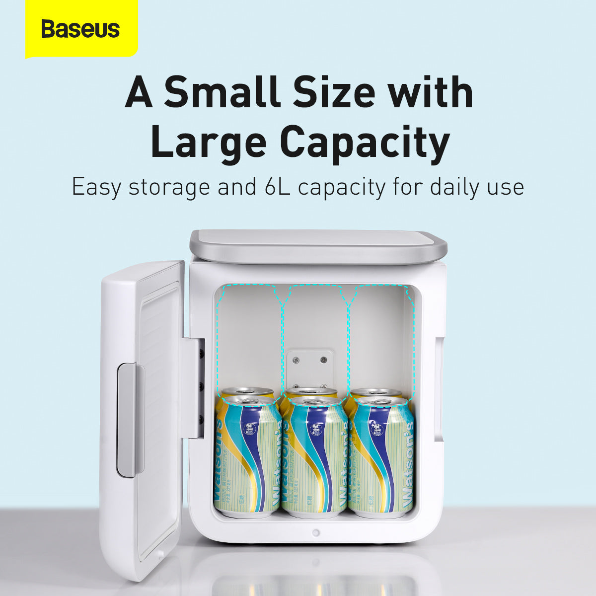 Baseus Igloo Mini Fridge | 6L Cooler and Warmer 220V CN