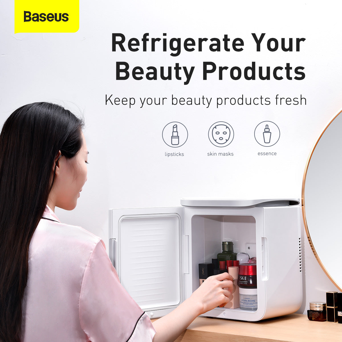 Baseus Igloo Mini Fridge | 6L Cooler and Warmer 220V CN