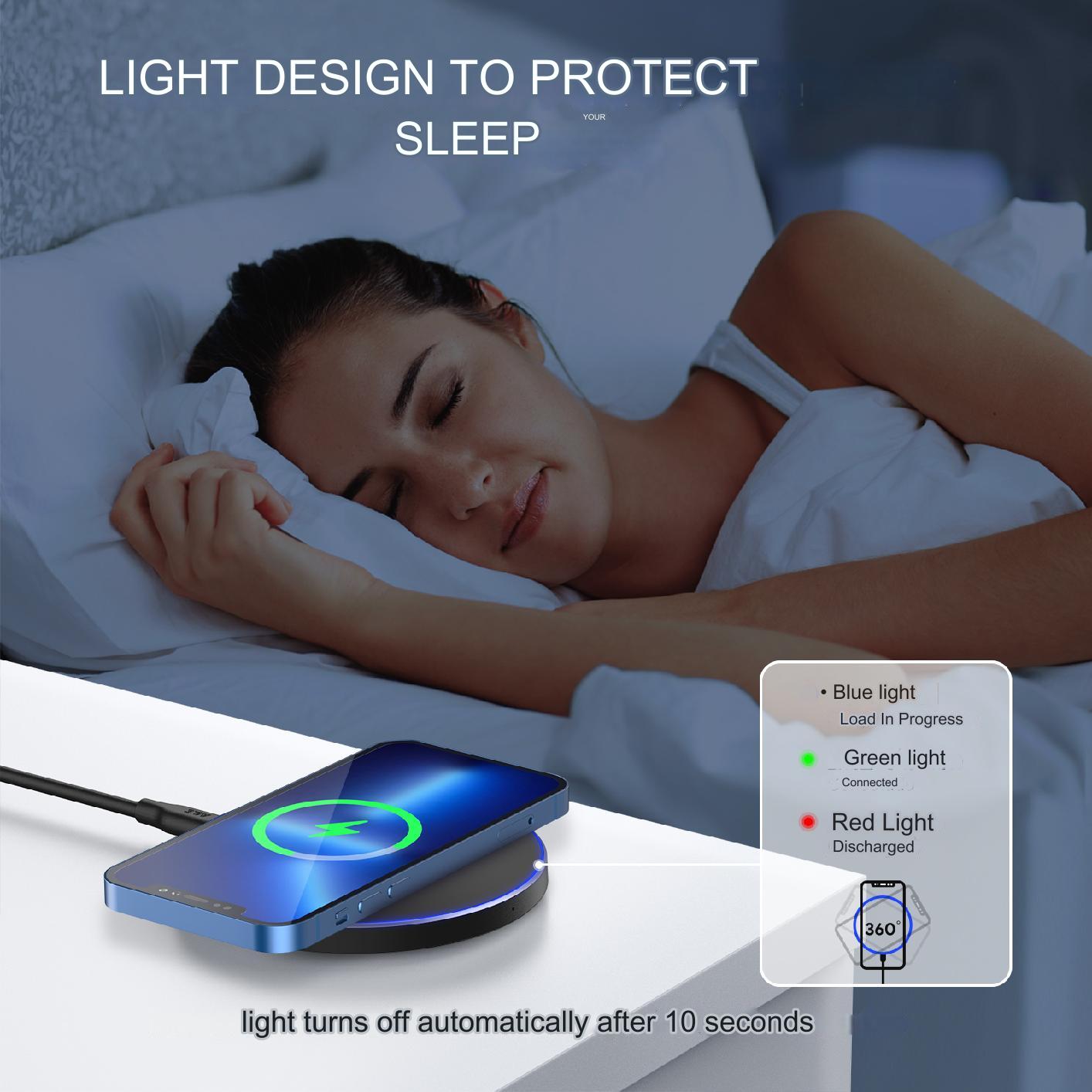 1Hora Simple Wireless Charger Black (GAR151)