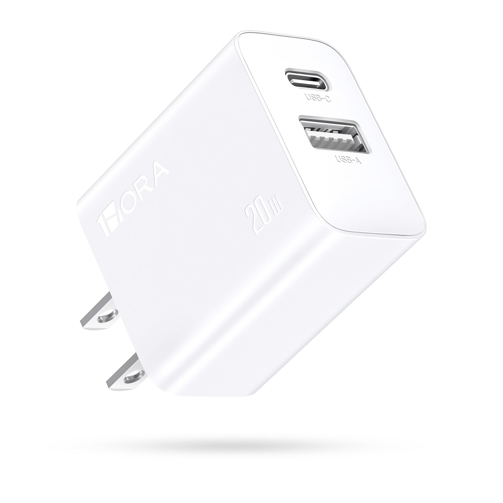 1HORA 20W Charger dual U+C White (GAR161B)