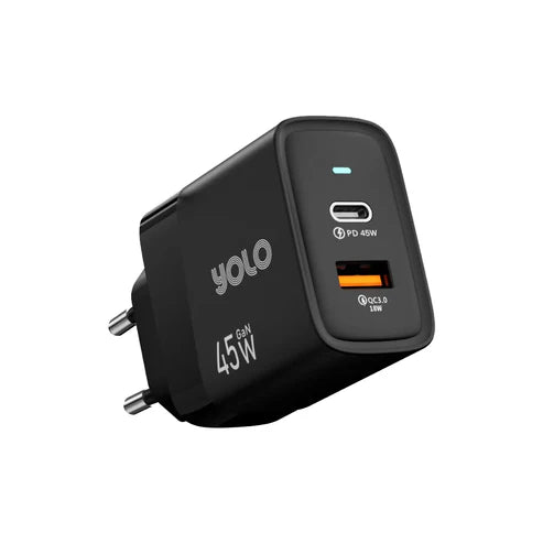 Yolo Gan Charger Y-451 45w Wall Charger