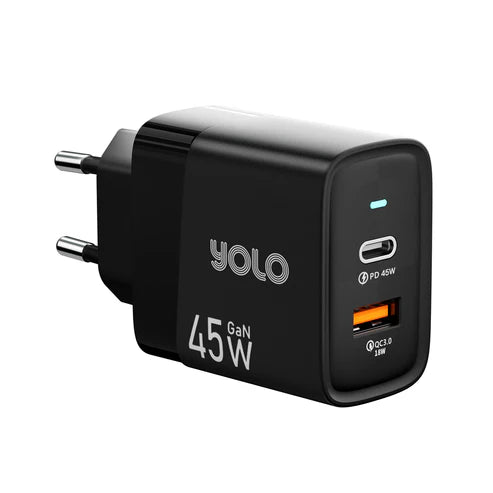 Yolo Gan Charger Y-451 45w Wall Charger