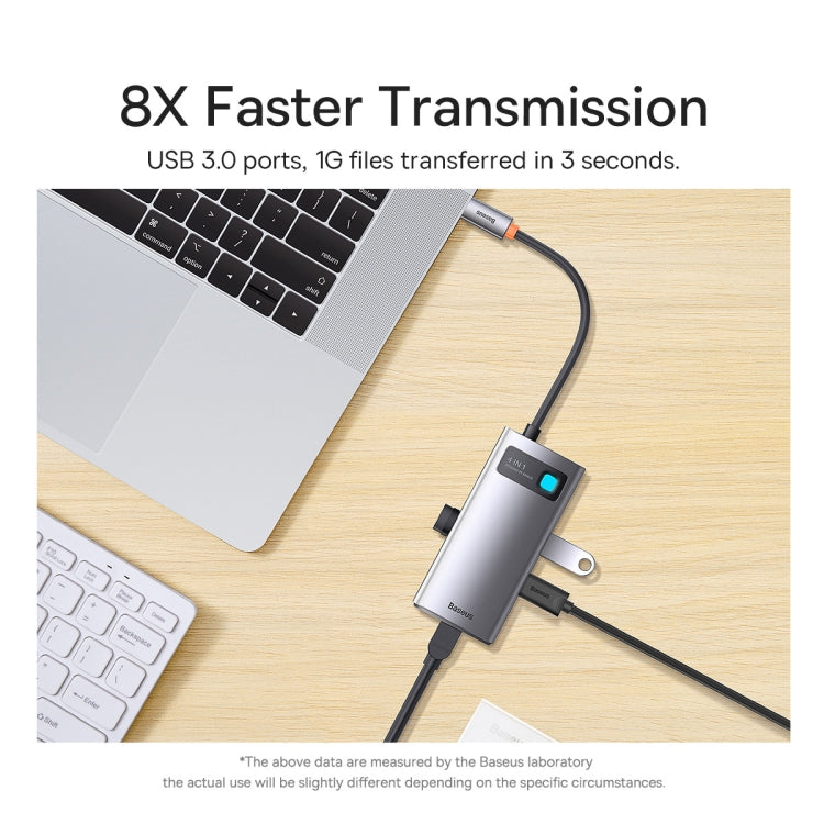 Baseus Hub Adapter Type-C Starjoy 4-in-1 4 Port