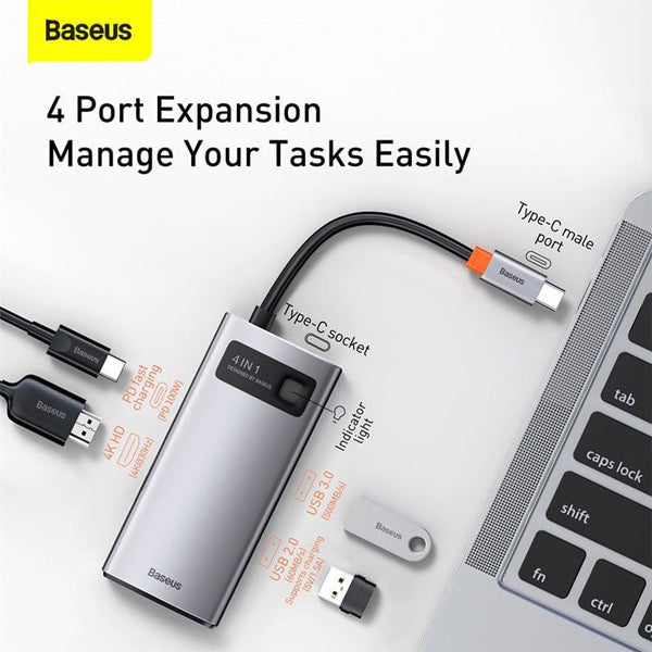 Baseus Hub Adapter Type-C Starjoy 4-in-1 4 Port