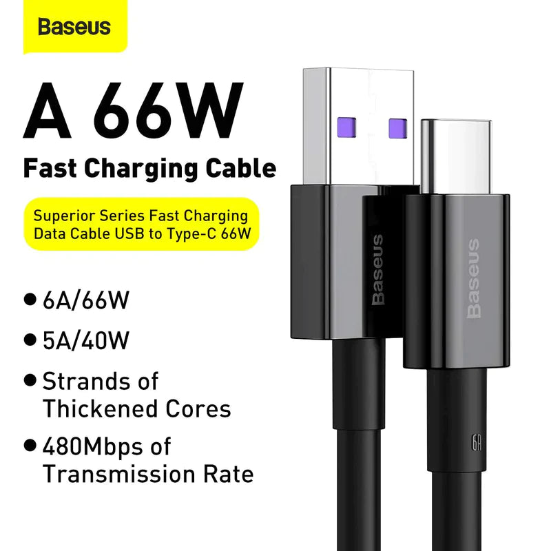 Baseus Data Cable Superior series USB To Type-C 66W