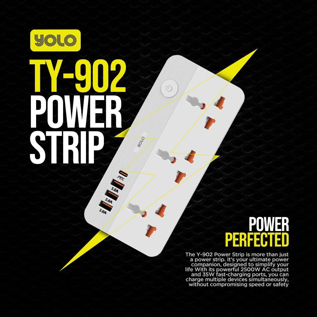 Yolo Power Strip Y-902 Power Extension 2500W