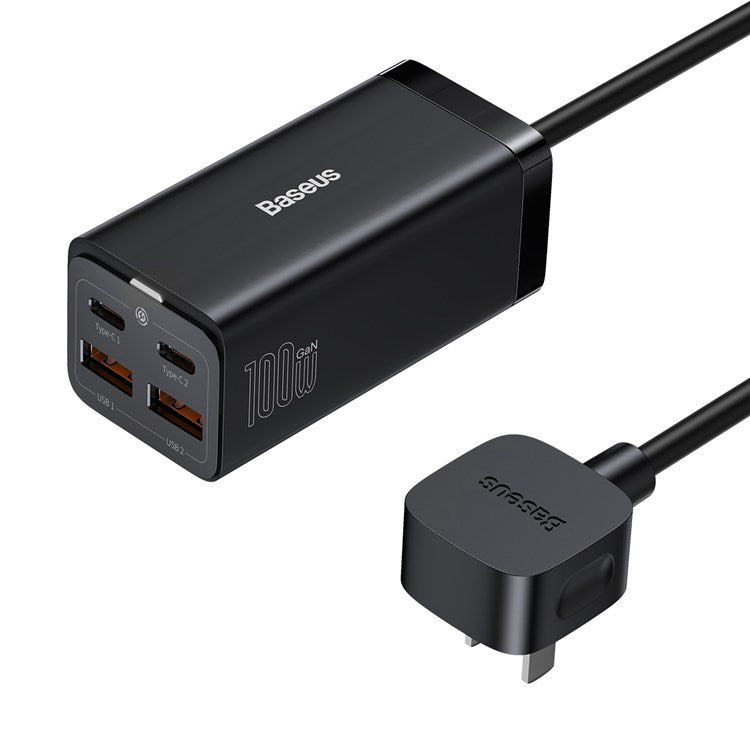 Baseus GaN3 Pro 100W Desktop Fast Charger Dual USB+Dual Type C CN