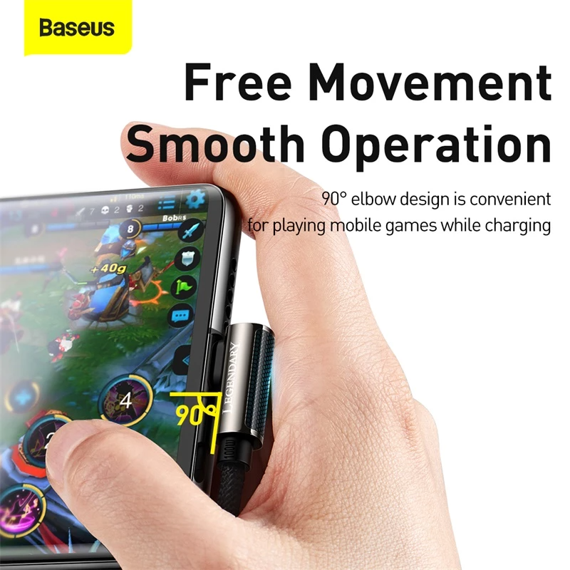 Baseus Legend Elbow Fast Charging Data Cable Type-C to Type-C 100W