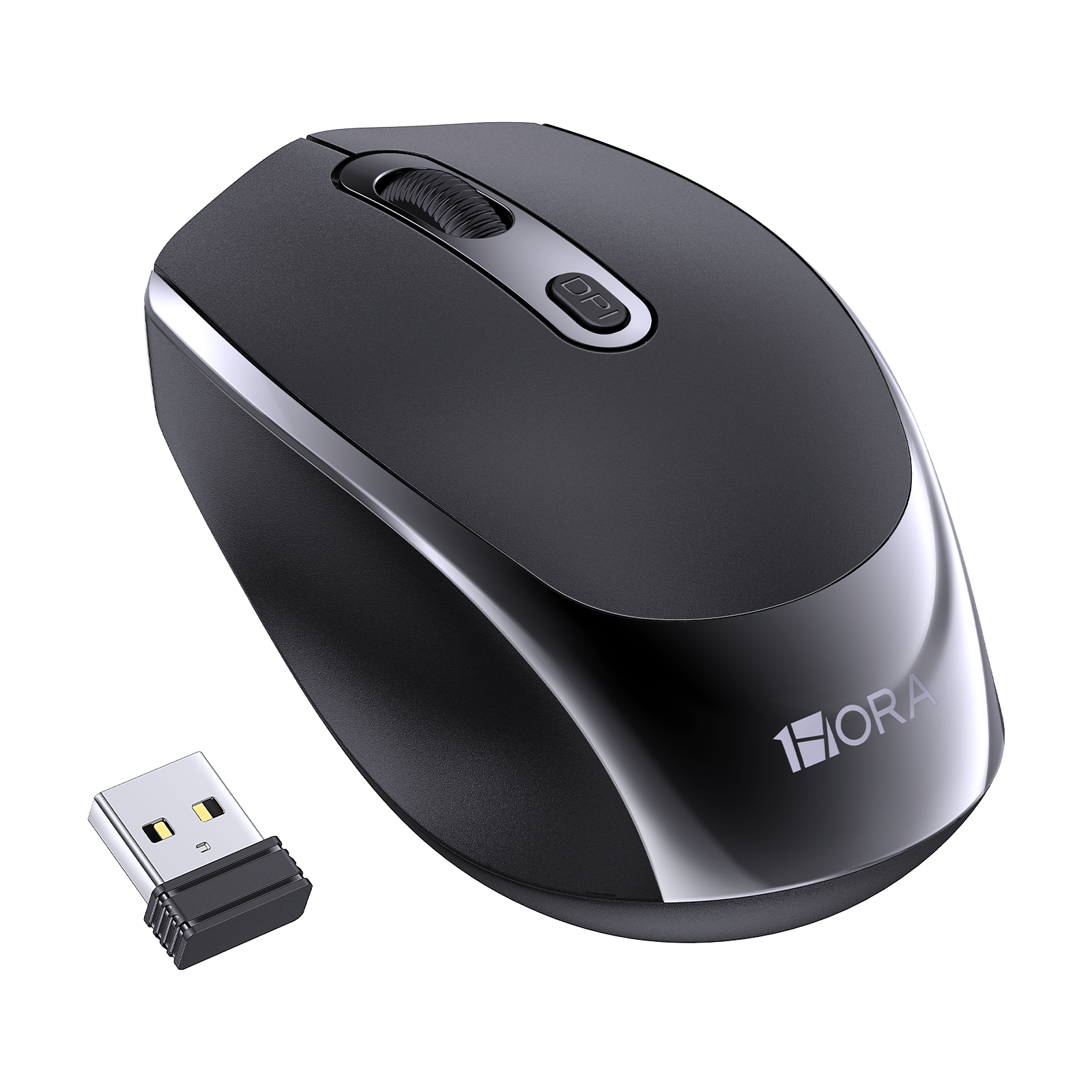 1HORA 2.4G Wireless Mouse Black (RAT001N)