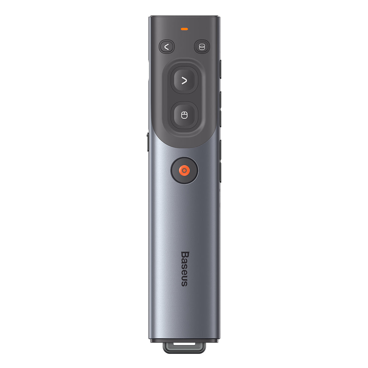 Baseus Orange Dot AI Wireless Presenter (Red Laser) Grey