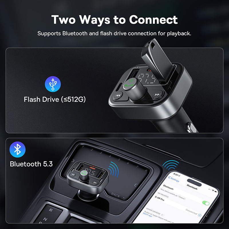 Baseus Car FM Transmitter | S-09 Pro Series