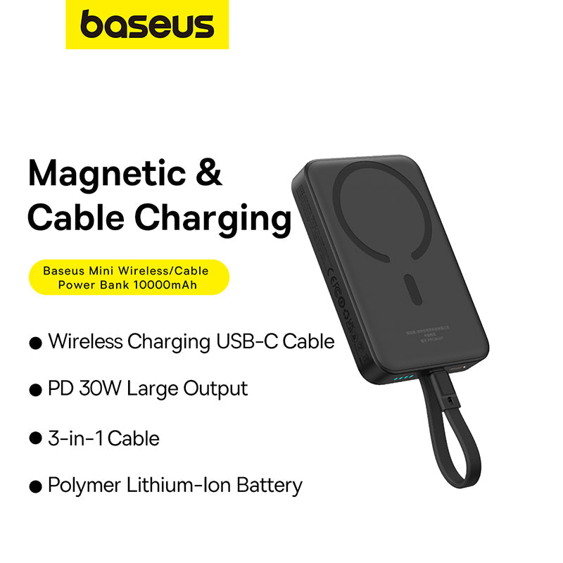 Baseus Magnetic Fast Charge Power Bank Type-C Edition 10000mah