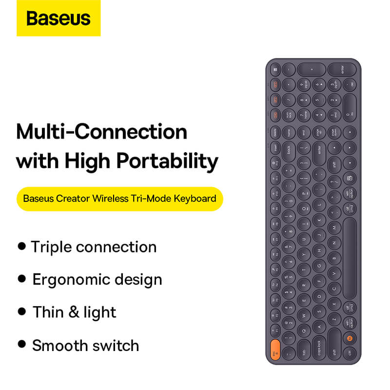 Baseus K01B Wireless Tri-Mode Keyboard