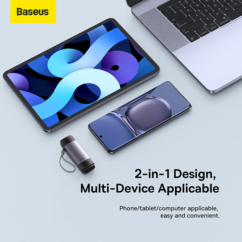 Baseus Lite Series USB-A & Type-C to SD/TF Card Reader