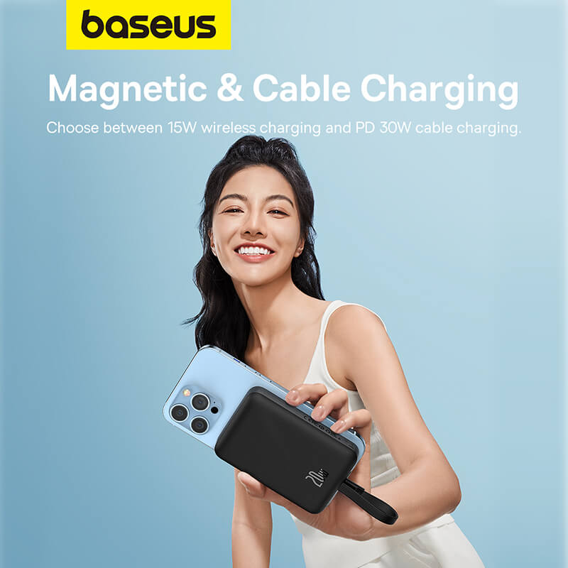 Baseus Magnetic Mini Wireless Fast Charge Power Bank iP Edition 10000mAh 20W