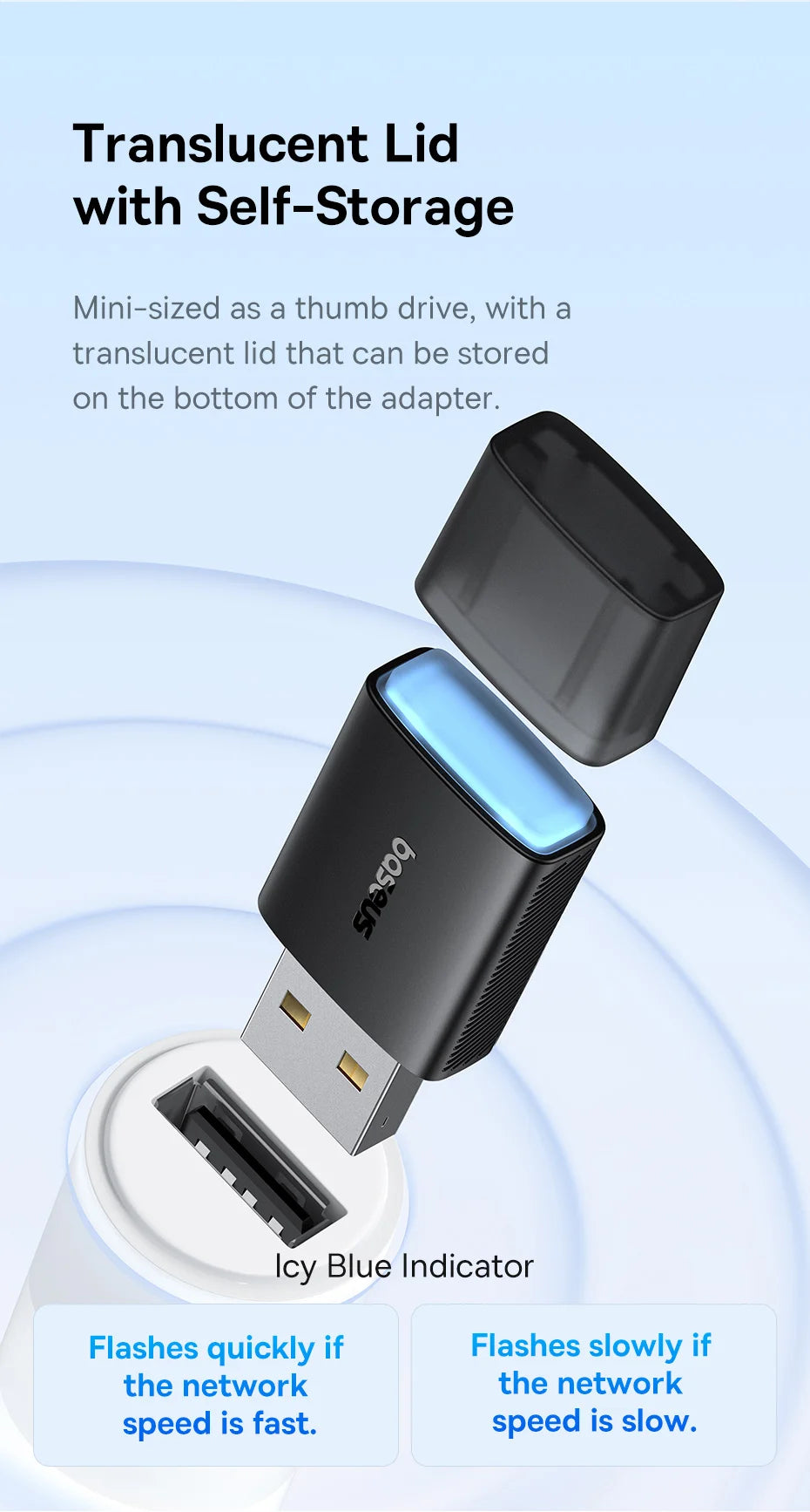 Baseus WiFi Adapter 650Mbps | FastJoy Series