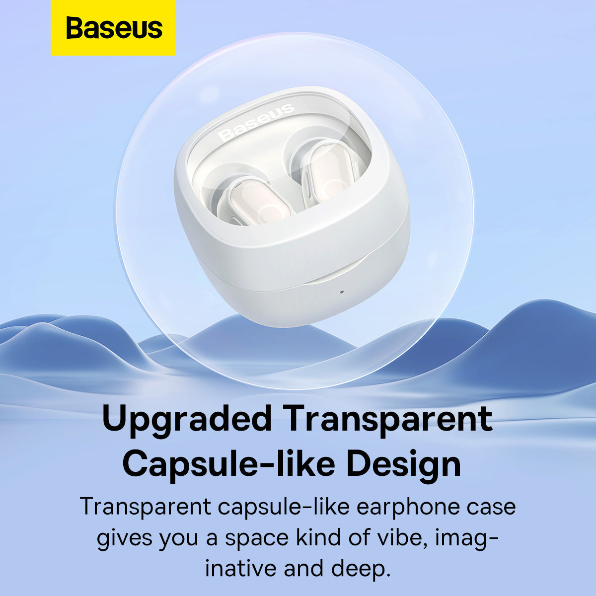 Baseus Bowie WM02 True Wireless Earphones Creamy-white