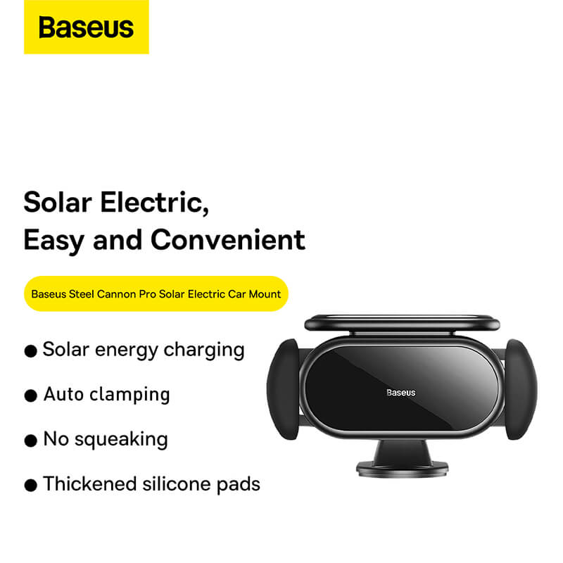 Baseus Steel Cannon Pro Solar Electric Car Mount