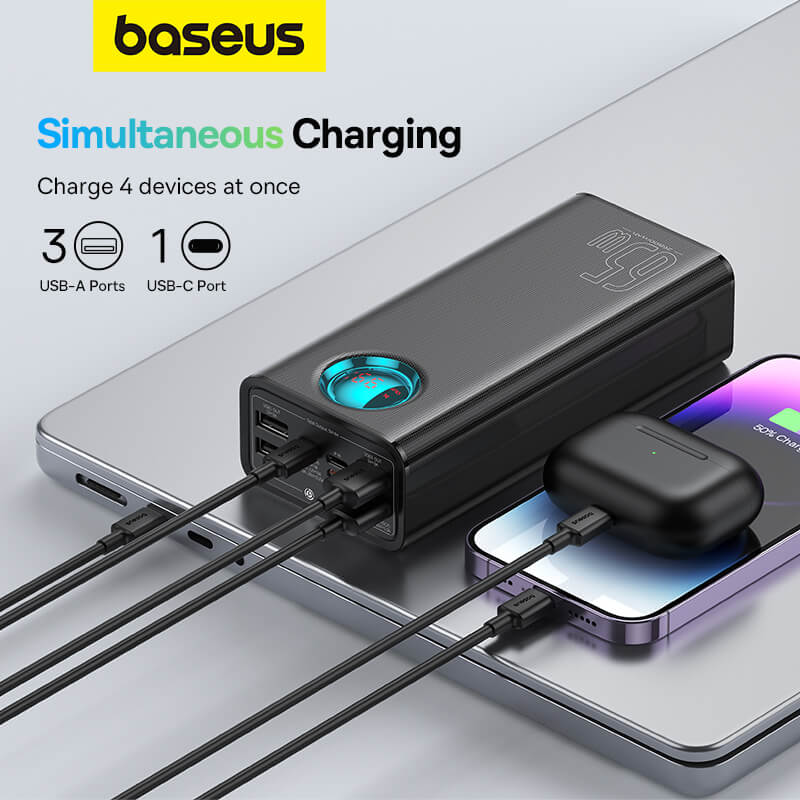 Baseus Amblight Digital Display Fast Charge Power Bank 26800mAh