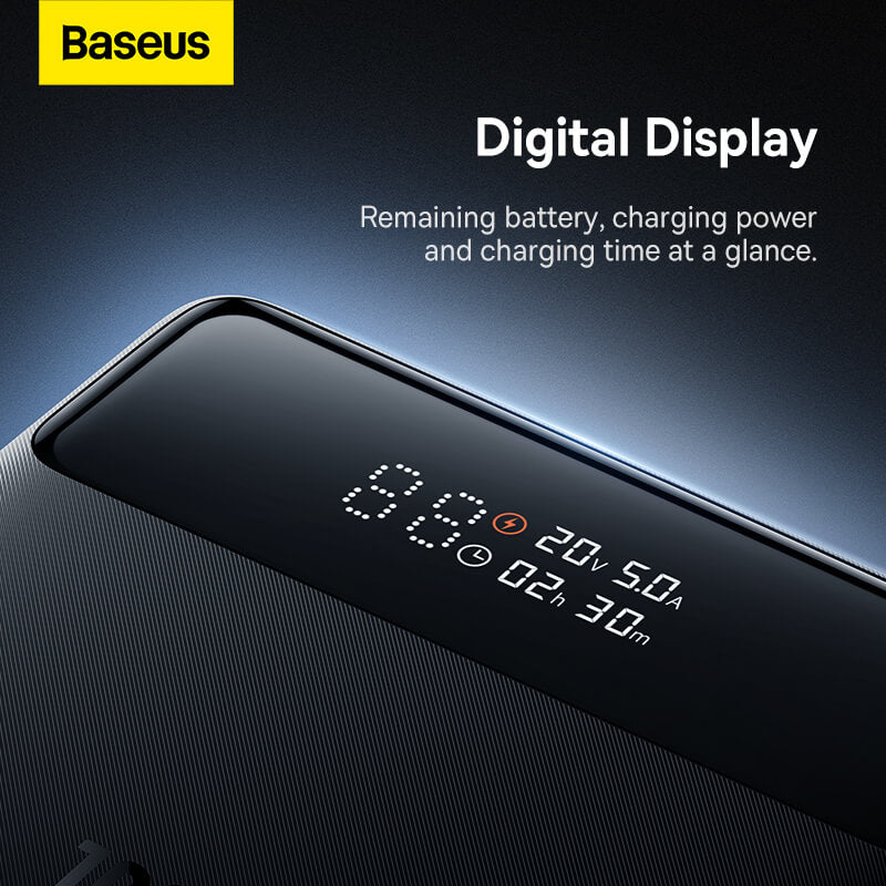 Baseus Blade Power Digital Display Fast Charging Power Bank HD Edition 20000mAh 100W