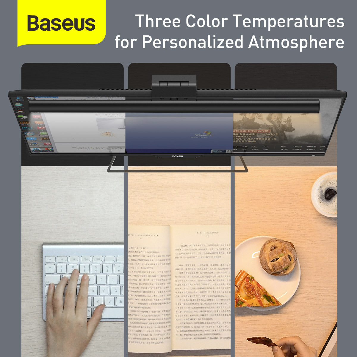 Baseus i-wok Series Asymmetric Light Source Screen Hanging Light Youth Edition