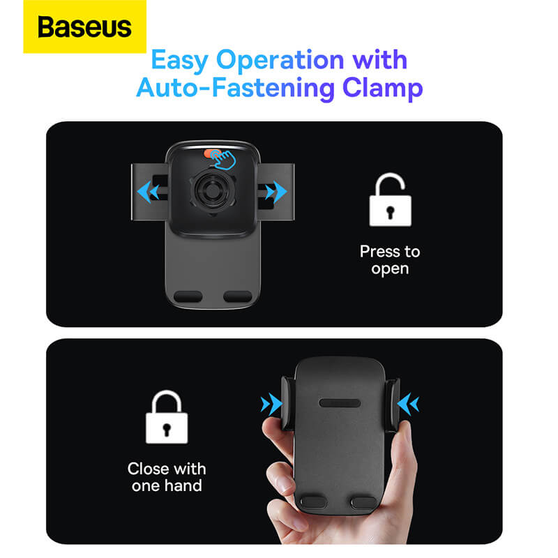 Baseus Easy Control Clamp Car Mount Holder (Suction Cup Version)