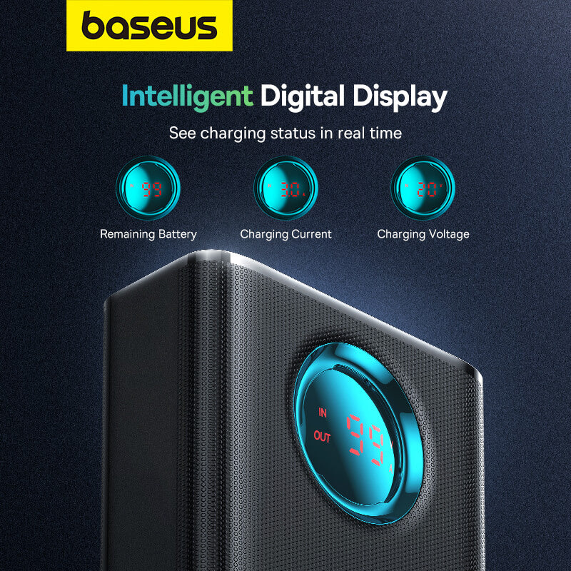 Baseus Amblight Digital Display Fast Charge Power Bank 26800mAh