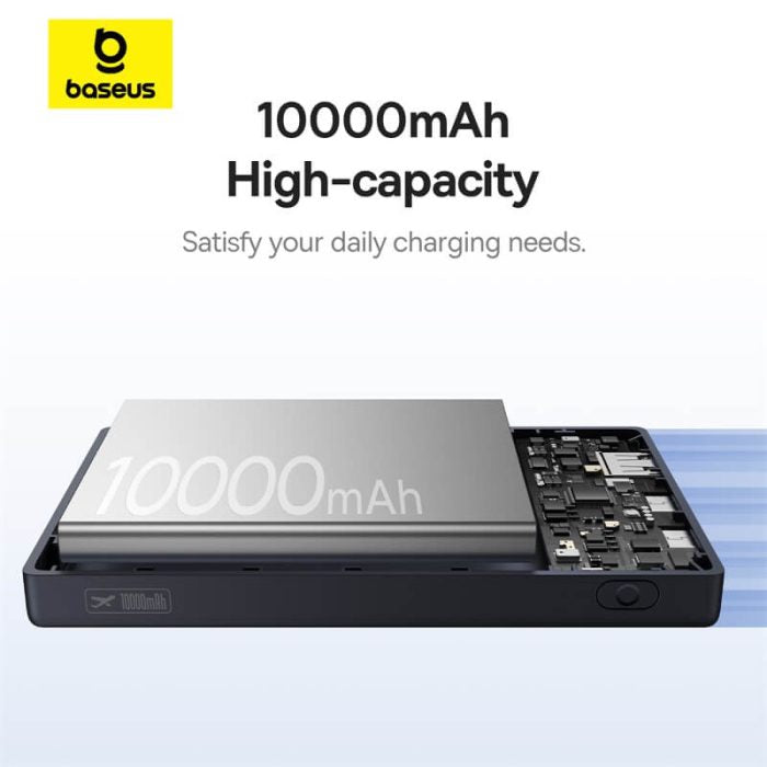 Baseus PicoGo Power Bank with Digital Display Dual Type C 10000mAh 20W Cosmic Black