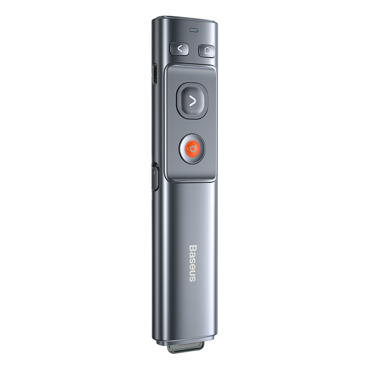 Baseus Orange Dot Wireless Presenter (Red Laser)(Charging) Grey