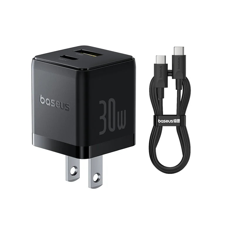 Baseus Palm Series Fast Charger 1C & U+C 30W US