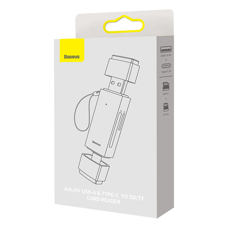 Baseus Lite Series USB-A & Type-C to SD/TF Card Reader