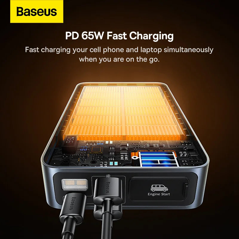 Baseus Super Energy Pro Black+ Car Jump Starter 1600A