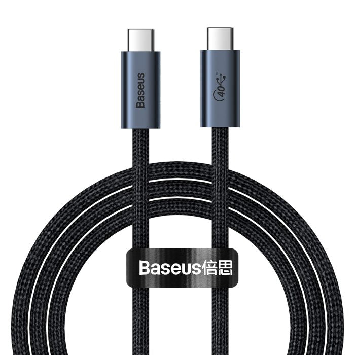 Baseus Flash Series USB4 Type C to Type  C Cable 100W 8K 1M Tarnish