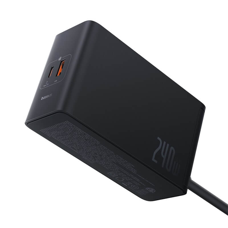 Baseus Digital GaN Intelligent Desktop Fast Charger 3C+U+DC 240W