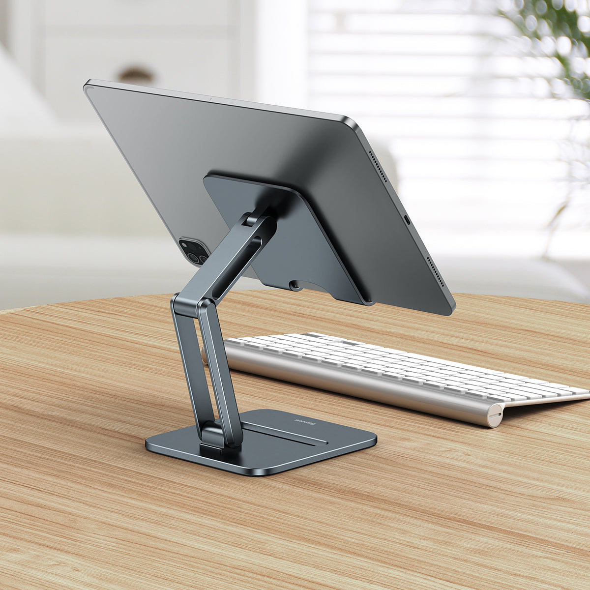 Baseus Desktop Biaxial Foldable Metal Stand (for Tablets) Grey