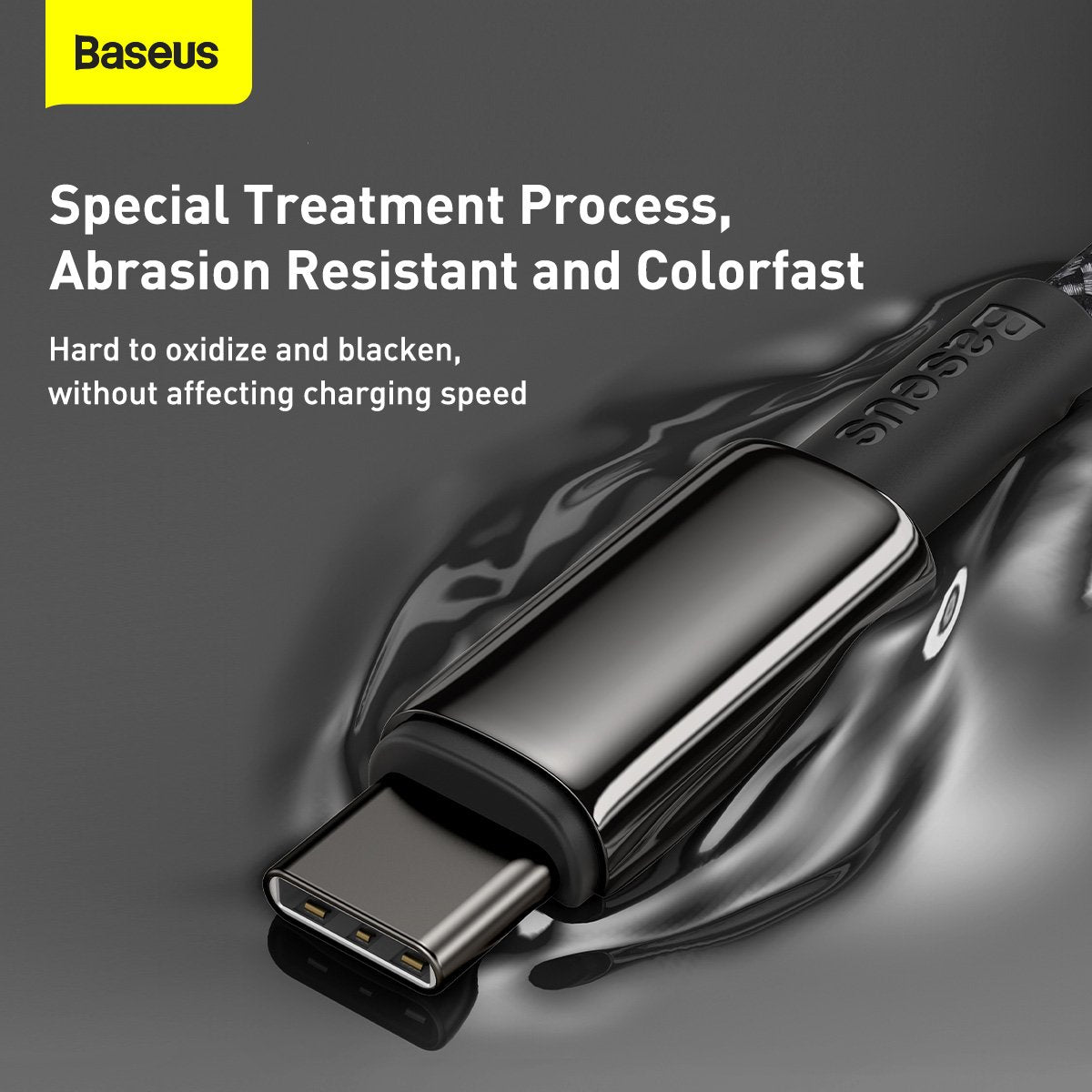 Baseus Tungsten Gold Fast Charging Data Cable Type-C to Type-C 100W