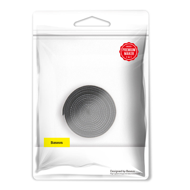 Baseus Colourful Circle Velcro Strap Black
