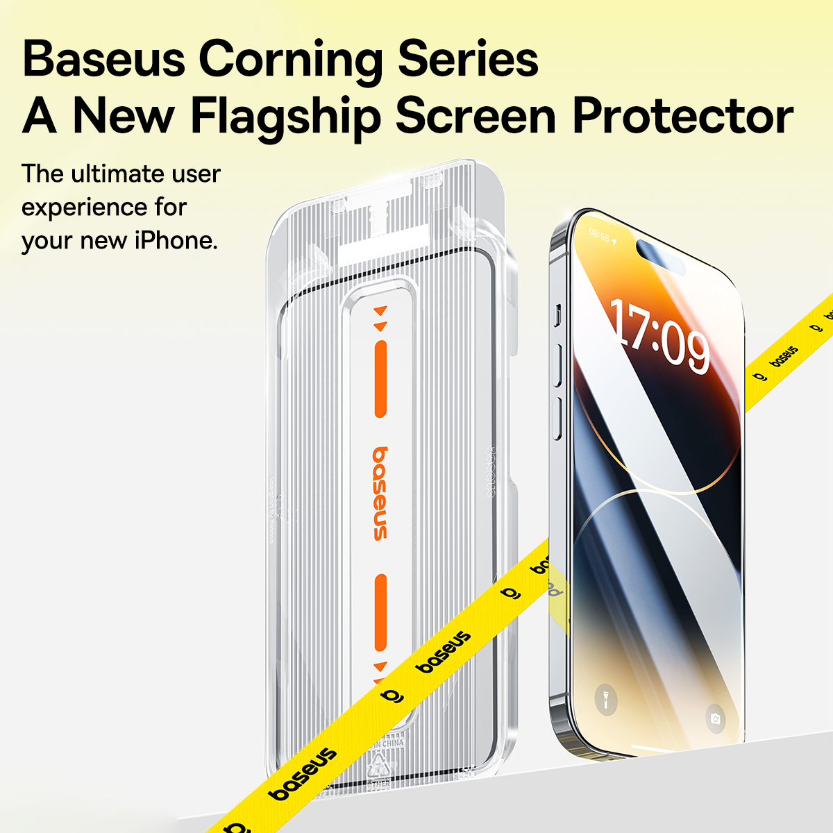 iPhone 16 Pro/16 Pro Max Tempered Glass Screen Protector Baseus Corning Series