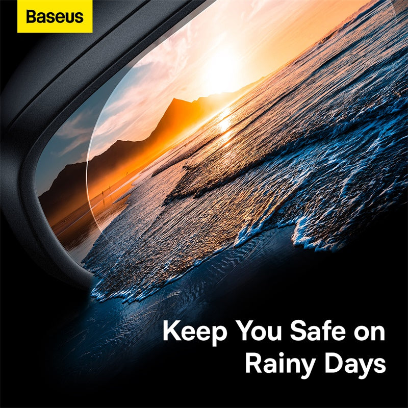 Baseus ClearSight Rearview Mirror Waterproof Film Clear, Pack of 2