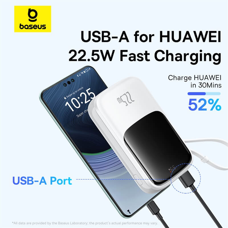 Baseus Qpow Pro+ Digital Display Fast Charge Power Bank 10000mAh 22.5W Type-C Edition