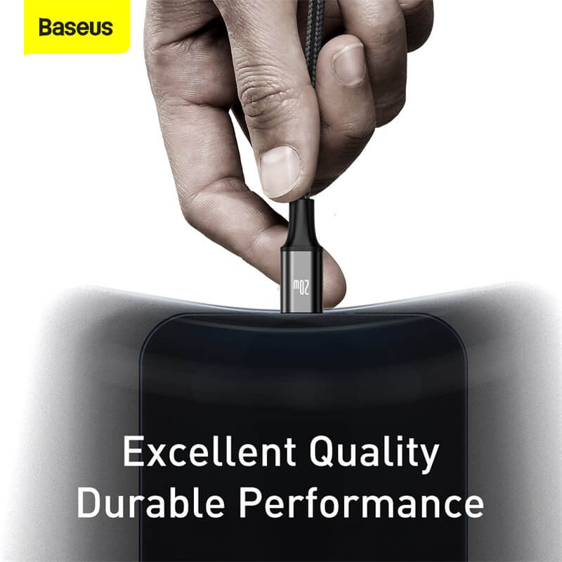 Baseus Rapid Series 3-in-1 Cable Type-C to M+L+C PD 20W