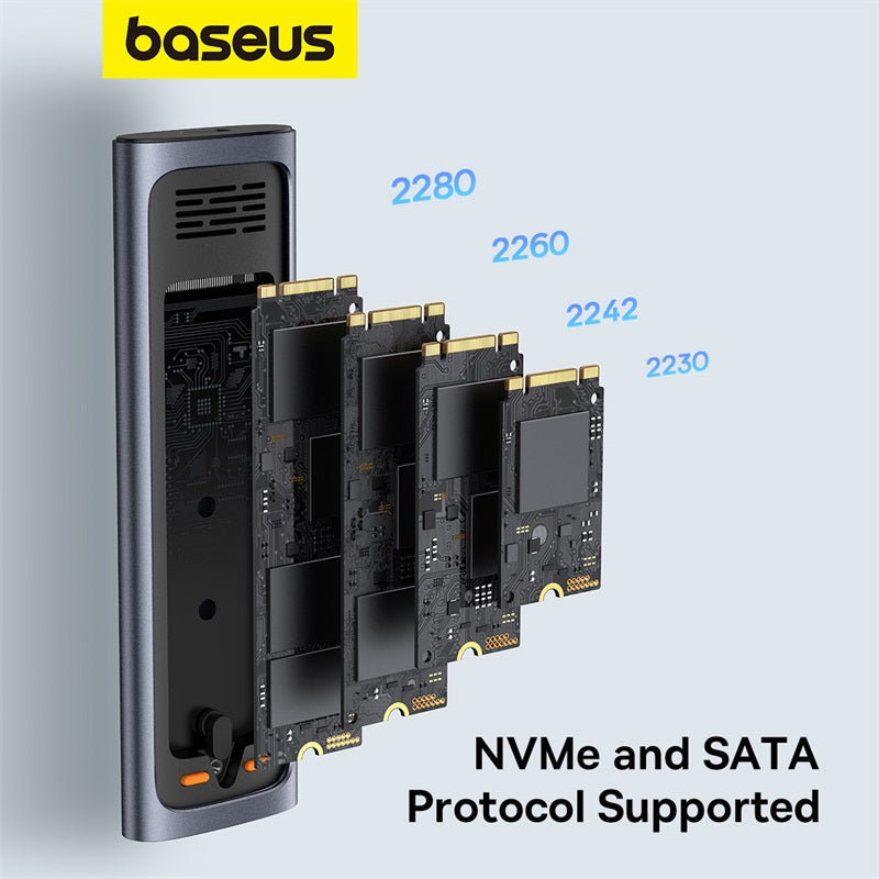 Baseus SSD Enclosure FlyJoy Series (M.2 NVMe and SATA)