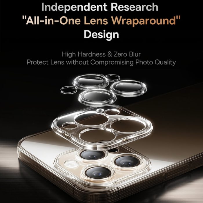iPhone 16 Pro/16 Pro Max Phone Case with Lens Protector Baseus Simple Series