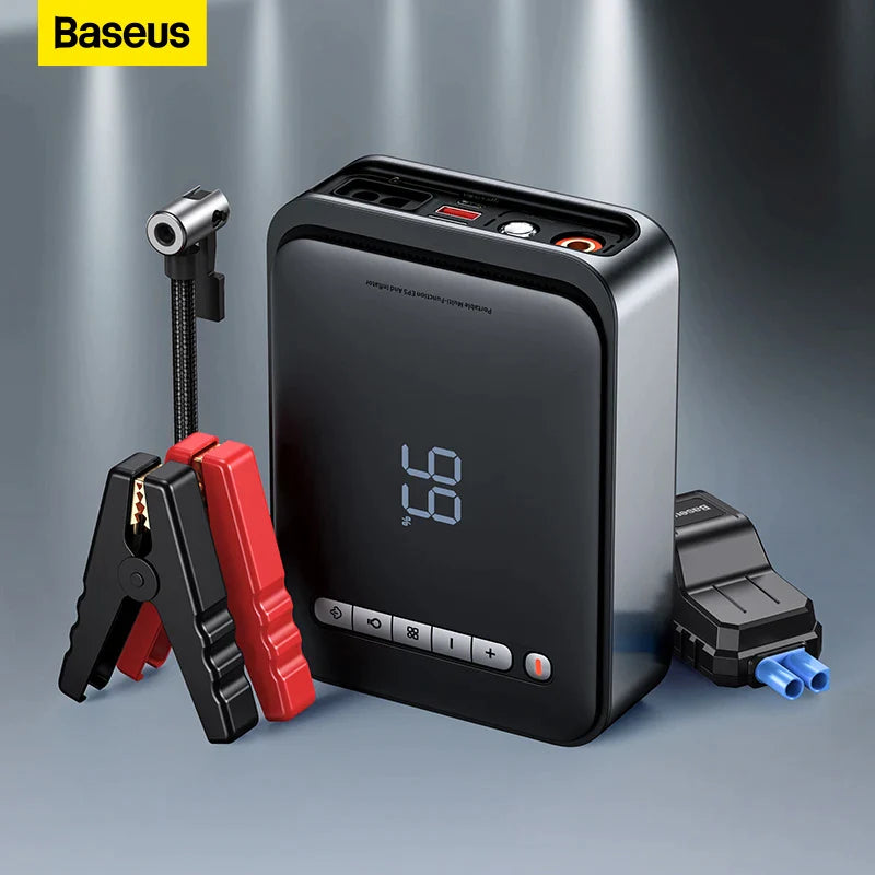 Baseus Jump Starter 2-in-1 Super Energy 1000A Black