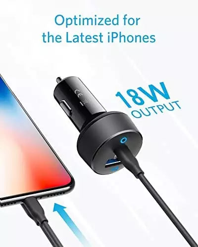 Anker PowerDrive PD+ 2 USB C 35W Car Charger