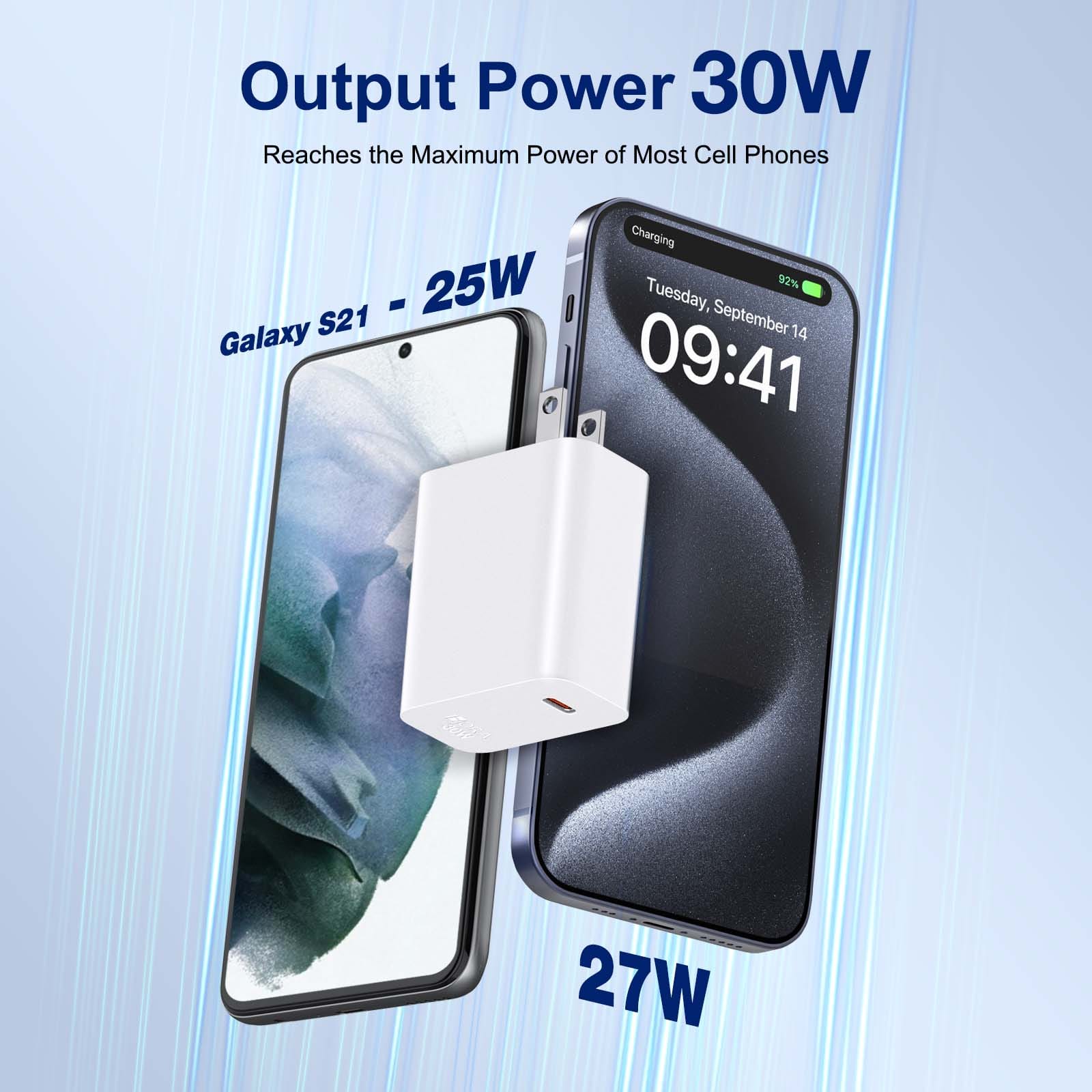1Hora PD30W charger Super Fast White (GAR164)