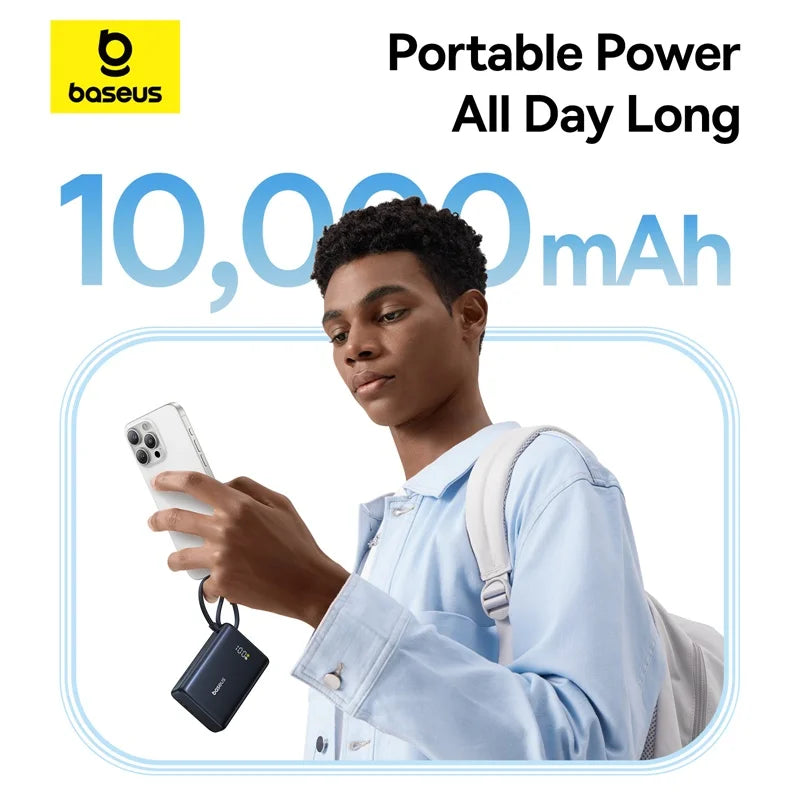 Baseus PicoGo Digital Display Power Bank 10000mAh 45W Cosmic Black