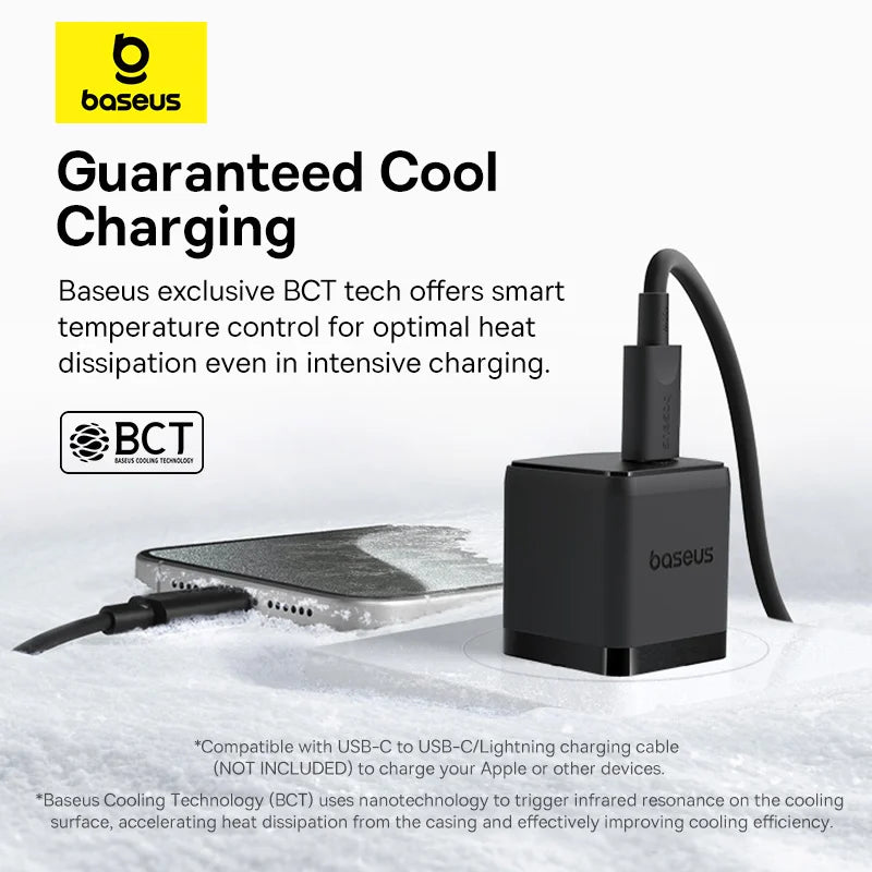 Baseus Palm Series Fast Charger 1C & U+C 30W US