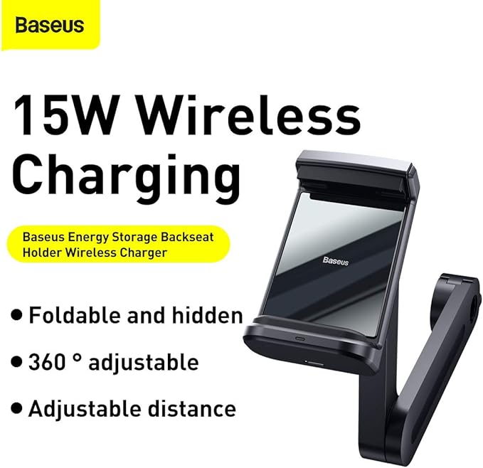 Baseus Energy Storage Backseat Holder Wireless Charger